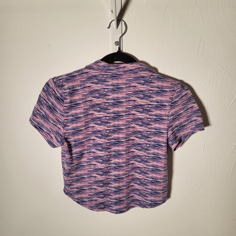 Streetwear Society Women's Pink and Blue Top - Picture 3 of 6